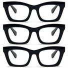 Óculos de leitura REAVEE Oprah Style Blue Light Blocking, pacote com 3