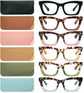 Óculos de leitura REAVEE Oprah Style Blue Light Blocking x6