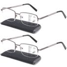 Óculos de leitura SKYOAK Progressive Multifocus 2.5 Gunmetal