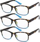 Óculos de leitura Success Eyewear Spring Hinge, conjunto de 3