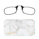 Óculos de leitura ThinOptics 44 mm Gold Marble +1,5 de ampliação