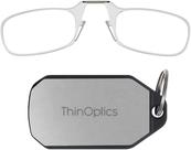 Óculos de leitura ThinOptics Keychain Case Clear 44mm +2 Óculos de leitura ThinOptics Keychain Case Clear 44mm +2