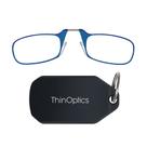Óculos de leitura ThinOptics Keychain Readers 1.5 preto/azul Óculos de leitura ThinOptics Keychain Readers 1.5 preto/azul