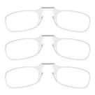 Óculos de leitura ThinOptics Readers retangulares 44 mm +2 unidades