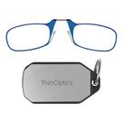 Óculos de leitura ThinOptics Retangular Azul 44 mm +1 Óculos de leitura ThinOptics Retangular Azul 44 mm +1