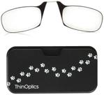 Óculos de Leitura ThinOptics Retangulares 44mm Estampa de Patinhas