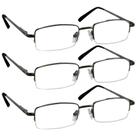 Óculos de leitura TruVision Readers 9509-HP 3 Pack 2.75 Gunmetal Óculos de leitura TruVision Readers 9509-HP 3 Pack 2.75 Gunmetal
