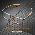 Óculos De Leitura Ultra-Leves Anti-Luz Azul Antiderrapantes Com Zoom Inteligente Para Leitura
