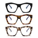 Óculos de leitura Viseng Oversized Frame Blue Light +3.5