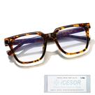 Óculos de luz azul Icesor Oversized Square para mulheres/homens
