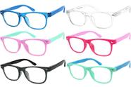 Óculos de luz azul Yogo Vision para crianças, antifadiga ocular, pacote com 6