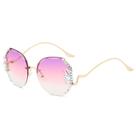Óculos de moda Rimless Gradient Crystal Eyewear 62 mm