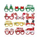 Óculos De Papel Para Crianças Com Tema De Natal: Papai Noel, Árvore De Natal E Alce Adereço Para