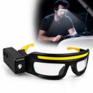 Óculos de Proteção com Lanterna Recarregável Com Sensor de Movimento Para Mecânico Pescador Ciclista Óculos de Proteção com Lanterna Recarregável Com Sensor de Movimento Para Mecânico Pescador Ciclista