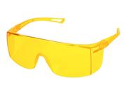 Óculos de Proteção Tático Amarelo Ambar Tiro ao Alvo Esportes de Aventura Resistente a Impactos