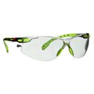 Óculos de segurança 3M Solus 1000 S1207SGAF com moldura verde/preta