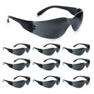 Óculos de segurança Amoolo Tinted Dark Smoke Lenses Bulk 24