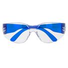 Óculos de segurança BISON LIFE Crystal Clear Lens Blue x12 pares