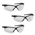 Óculos de Segurança Jackson Nemesis RX Transparente Policarbonato Kit com 3 Óculos de Segurança Jackson Nemesis RX Transparente Policarbonato Kit com 3