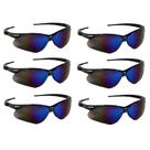 Óculos de segurança KLEENGUARD V30 Nemesis preto/azul (6 pares)
