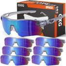 Óculos de segurança, lentes envolventes resistentes a arranhões OXG