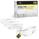 Óculos de segurança MaxProcision ANSI Z87.1 Over Eyeglasses (pacote com 4)