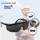 Oculos de Segurança Modelo Vvision 100 Antirrisco Cinza (Fumê) CA: 42716 EPI - VOLK Oculos de Segurança Modelo Vvision 100 Antirrisco Cinza (Fumê) CA: 42716 EPI - VOLK