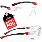Óculos de segurança NoCry Clear para homens e mulheres Anti-Fog UV