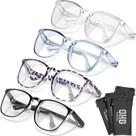 Óculos de segurança OXG Stylish Anti Fog Blue Light Blocking x4