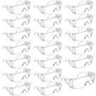 Óculos de segurança Queekay Anti Dust Impact Scratch (20 pares)