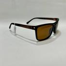 Oculos de sol 13ree masculino quadrado marrom polarizado