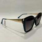 Oculos de sol 13ree polarizado feminino gatinho dourado