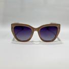 Oculos de sol 13ree polarizado feminino gatinho nude rose
