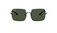 Óculos De Sol 1971 Square Armação Preto Com Lentes Fumê - Miami Sun Óculos De Sol 1971 Square Armação Preto Com Lentes Fumê - Miami Sun