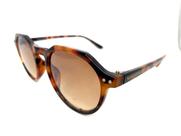 Óculos de Sol Anani HD em acetato cor animal print com as lentes policarbonato degradê marrom
