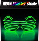 Óculos de sol Aquat-LED Aquat Glow Flashing Shutter Neon Rave