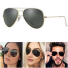 Óculos De Sol Aviador 3025 3026 Clássico Feminino Masculino Dourado Preto Proteção UV400 Barato
