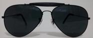 Óculos de Sol Aviador Caçador Top Preto Lentes G15len UV400 - VISAOTICA Óculos de Sol Aviador Caçador Top Preto Lentes G15len UV400 - VISAOTICA