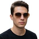 Óculos De Sol Aviador Espelhado Clássico Masculino Moderno