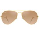 Oculos de sol aviador - Ray Ban DOURADO