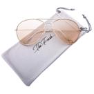 Óculos de Sol Aviator XL Oversized The Fresh - Armação Metálica Óculos de Sol Aviator XL Oversized The Fresh - Armação Metálica