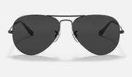 Óculos de Sol Avidor Preto/Preto Lentes Cristal Antirriscos UV400 - VISAOptico