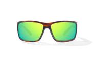 Óculos de sol Bajio Bales Beach Brown Tortoise Green Mirror Glass