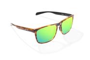 Óculos de sol Bajio Calda Polarized Brown Tortoise Green Mirror