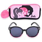 Óculos de sol Barbie Girl Cat Eye com estojo rígido rosa-branco-preto Óculos de sol Barbie Girl Cat Eye com estojo rígido rosa-branco-preto