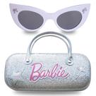 Óculos de Sol Barbie Girl's Cat Eye com Alça e Estojo Rígido