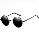 Óculos de Sol Barcur Steampunk Retro Redondo Polarizados Anti Reflexo com Proteção uv400