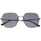 Óculos de sol BERTHA Renata Rose Gold Frame/Lente Preta 61 mm