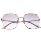 Óculos de sol BERTHA Renata Rose Gold Frame/Pink Lens 61 mm para mulheres