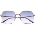 Óculos de sol BERTHA Renata Rose Gold Frame Purple Lens 61 mm